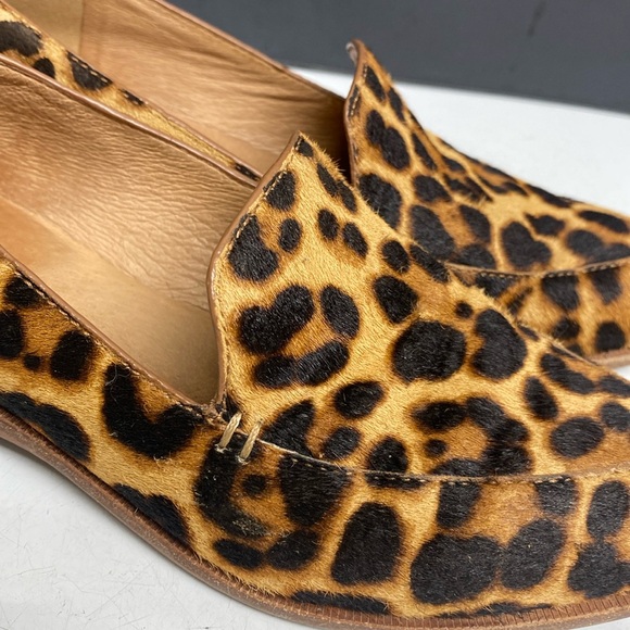 Madewell Animal Print Fur Loafer Shoes Size 6 - Picture 11 of 17
